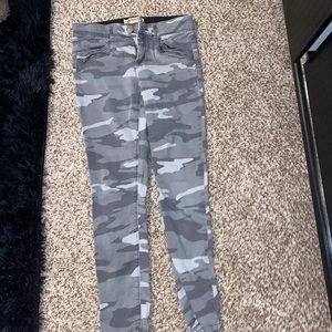 Gray Camo Jeans